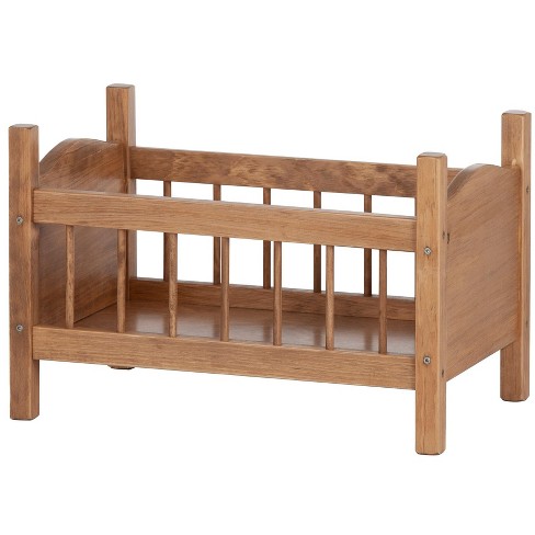 Wooden store cot doll