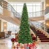 Costway 12 FT Artificial Christmas Tree with 2517 Branch Tips, 800 Warm White LED Lights - 4 of 4