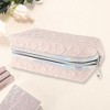 Unique Bargains Women Portable Diamond Heart Makeup Bag 1 Pc - 2 of 3