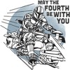 Women's Star Wars The Mandalorian May the Fourth Be With You T-Shirt - 2 of 4