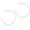SHINE by Sterling Forever Sterling Silver Diamond-Cut 2.25" Hoop Earrings - 3 of 4