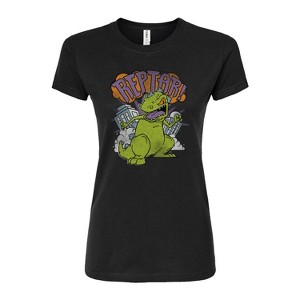 Women's - Rugrats - Vintage Reptar Fitted Graphic T-Shirt - 1 of 4