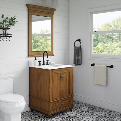 Natural Rustic Wood Full Length Rectangular Mirror