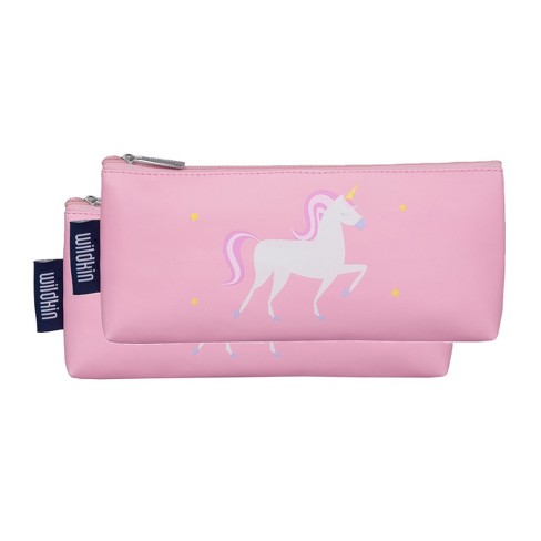 Wildkin Kids Pencil Case, Comes With 2 Matching Pouches, Perfect For  Packing Pens, Markers, And Other Supplies For School And Travel (unicorn) :  Target