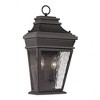 Elk Home Forged Provincial 2 - Light Wall Light in  Charcoal - 2 of 4