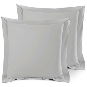 Nestl Soft Pillow Shams Set of 2, Double Brushed Microfiber Pillow Covers, Premium Pillow Shams With 1.5” Flange - 1 of 4