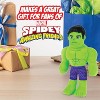 Marvel Spidey and His Amazing Friends 8-Inches Hulk Plush - Spider-Man Toy Figure - Officially Licensed - Spider-Verse Gift for Kids, Boys and Girls - 4 of 4