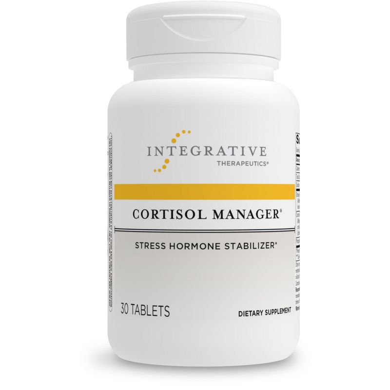 Integrative Therapeutics Cortisol Manager - with Ashwagandha, L-Theanine - Reduces Stress to Support Restful Sleep* - Supports Adrenal Health*, 1 of 7