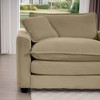 Christopher Knight Home Truman Modern 45" Corduroy Single Sofa, Club Chair with Pillow - 4 of 4