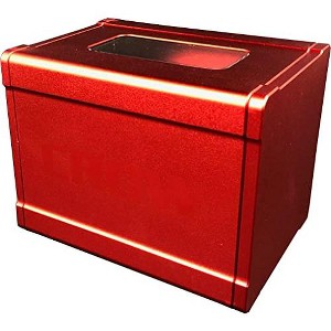 Box Gods Red Satin Crow Box Gods Premium High Strength Deck Box Case Protector - 1 of 3