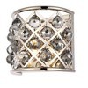 Elegant Lighting Madison 1 light Polished Nickel Wall Sconce Silver Shade (Grey) Royal Cut Crystal - 3 of 4