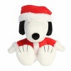 Aurora Medium Santa Snoopy Peanuts Festive Stuffed Animal White 12" - 2 of 4