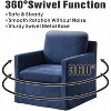 GDFStudio Fitch 29.9" W Upholstered Swivel Chenille Arm Chair with Removable Back Cushion - 4 of 4