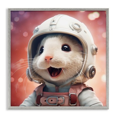 Stupell Industries Astronaut Mouse Portrait, 24" x 24"