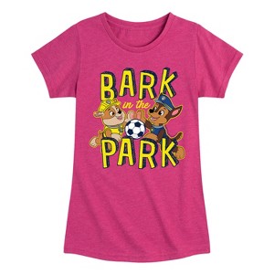 Girls' - Paw Patrol - Bark In The Park Fitted Short Sleeve Graphic T-Shirt - 1 of 4