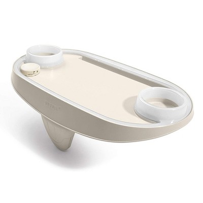 Greystone Inflatable Square Hot Tub Spa with LED Tray Attachment