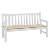 vidaXL Garden Bench Cushion Beige 59.1"x19.7"x1.2" Oxford Fabric - 3 of 4