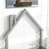 Whisen Wood Floor Bed with House-Shaped Headboard and Fence Guradrails - 4 of 4