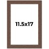 PosterPalooza | 11.5x17 Wide Barnwood Picture Frame, UV Acrylic, 6 Finishes - Grey, Brown, White, and Black - 2 of 4