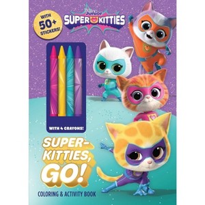 Disney Superkitties: Superkitties, Go! - (Color & Activity with Crayons) by  Maggie Fischer (Paperback) - 1 of 4