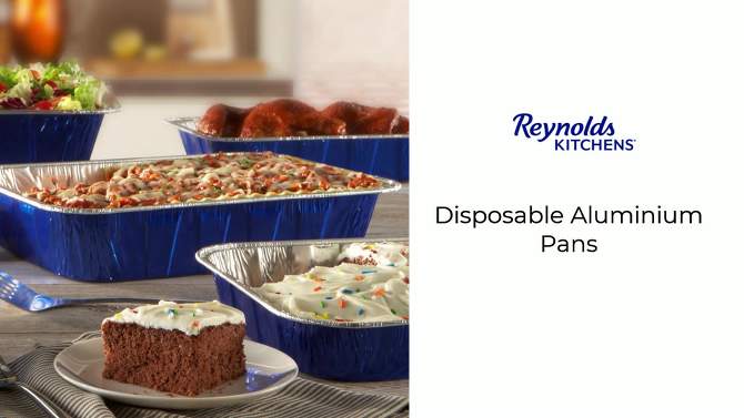 Reynolds Disposable Bakeware Pan and Lid with Carrier -1ct, 2 of 7, play video