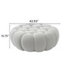 WJSHome Bubble Couch Ottoman,42.52'' Oversized Bubble Sofa Chair, 3D Honeycomb Modern Curved Couches for Living Room, Office, Apartment - 2 of 4