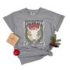 Simply Sage Market Women's Howdy Christmas Bull Short Sleeve Garment Dyed Tee - 2 of 2