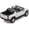 2022 GMC Hummer EV Pickup Truck White 1/64 Diecast Model Car by GCD - 2 of 3
