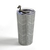 Little Arrow Design Co Organic Chevron Inkwell 20 oz Stainless Steel Travel Mug - Deny Designs - 3 of 4