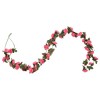 Aghana Digitals 6pcs 240cm Pink Red Artificial Silk & PE Flower Garlands - 45 Flowers Each, - 4 of 4