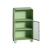 GlasFlength Decorative Storage Cabinets Modern Sideboard Cabinet with Doors and Shelves, for Living Room, Dining Room, Green, 27.56"*13.78"*45.28" - 4 of 4