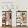 Vtec Trading Black Portable Freestanding Wardrobe Rack - 3 of 3