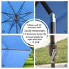 Aoodor 10 ft Patio Umbrella, Outdoor Table Umbrella, Market Umbrella with 3 Tier - 4 of 4