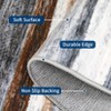 Modern Runner Rug Washable Striped Accent Carpet Non-Slip, Stain-Resistant Entry Rugs Low Pile Hallway Rug - 3 of 4