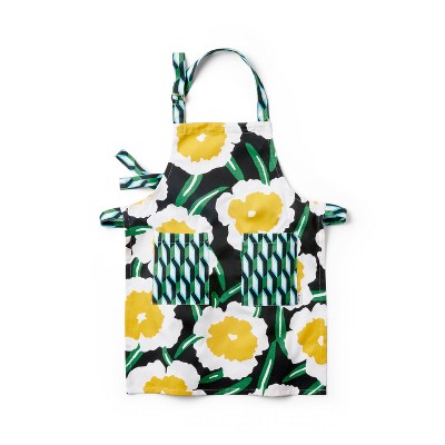 Arrow Geo Green/Yellow Poppy Kids' Cooking Apron - DVF for Target