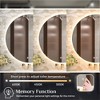 Keonjinn Smart LED Bathroom Vanity Wall Mirror, 3 Color Temperatures Dimmable, Frontlit & Backlit, Dimmable, Acrylic Edge, Anti Fog, Radar Sensor - 4 of 4