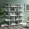 NicBex 71" Tall Wood & Metal Bookshelf with Open Shelves,5-Tier Bookshelf Storage Organizer for Bedroom,Living Room,Office - 2 of 4