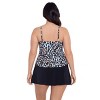 Women's Trimshaper Rachel Tankini Swimsuit Top - Leopard In The Mist - 3 of 3