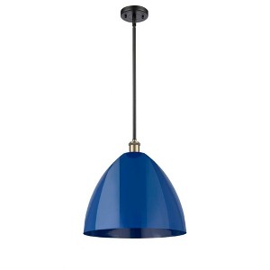 Plymouth Dome - 1 Light Stem Hung Pendant In Industrial Style-16.75 Inches Tall and 16 Inches Wide - 1 of 1