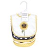 Hudson Baby Infant Girls Cotton Bibs, Sunflower, One Size - 2 of 4
