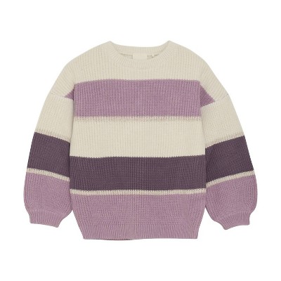 Girl Knit Long Sleeve Pullover - Minymo