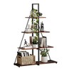 4 Tier Ladder Book shelfs , Sailboat A Shaped Structure Bookcase, Small Display Racks Book Shelfs for living room ,Bedroom ,Home Office - 2 of 4