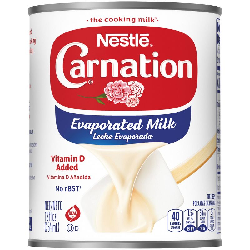 Nestle Carnation Gluten Free Evaporated Milk - 12 fl oz, 1 of 8