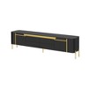 74.8''W TV Stand for TVs up to 80", TV Storage Cabinet with 4 Drawers,  2 Spacious Cabinets and 5 Metal Legs for Living Room - ModernLuxe - 4 of 4