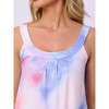 INSPIRE CHIC Women's Soft Sleeveless Short Pleated Wide Strap Sleep Dress with Pockets - 4 of 4