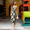 Women's Vibrant Floral Strapless Maxi Dress - Cupshe - 2 of 4