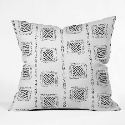 brown and white throw pillows
