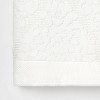 Ogee Bath Towel White - Threshold™ - image 3 of 4