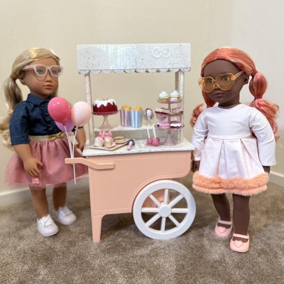 Our Generation Two Scoops Ice Cream Cart Accessory Set For 18 Dolls :  Target