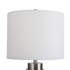 Modern Layered Base Table Lamp Brushed Steel - StyleCraft - 4 of 4